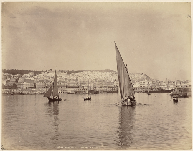 Alger vue de l'entrée du port [1897]