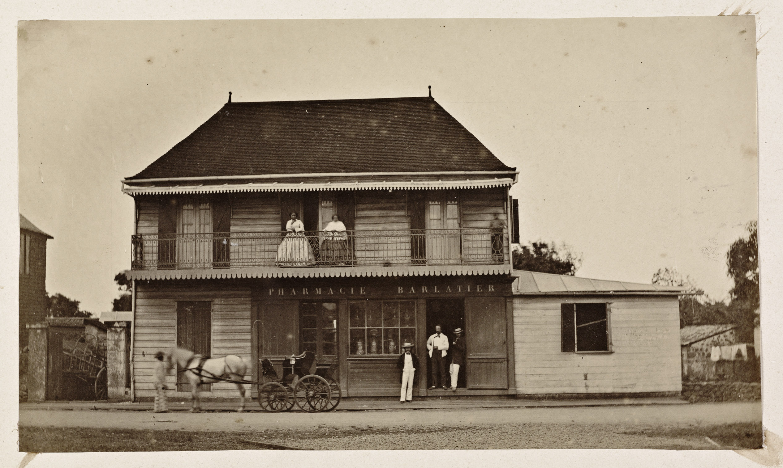 Pharmacie Barlatier, iles de la Mascareignes (Réunion), 1860