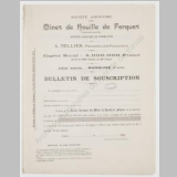 Bulletin de souscription