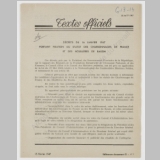 Houillères de bassin - textes officiels