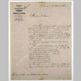 Lettre relative à une décision d'assemblée générale