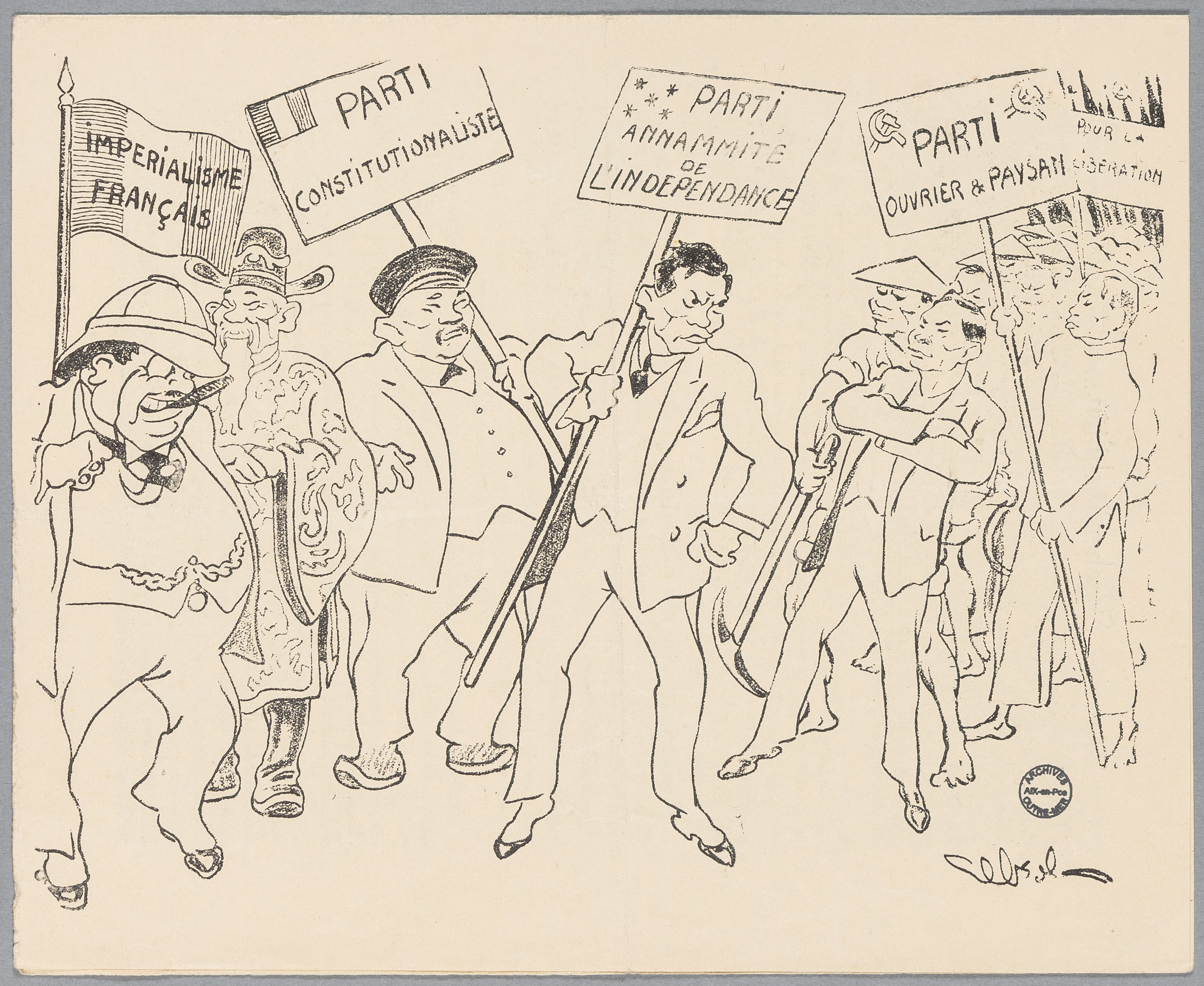 Tract illustré « La Vérité en marche », 1929