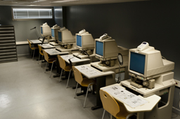 Salle de microfilms