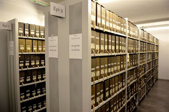 Magasins du site de Pierrefitte-sur-Seine &copy; Archives nationales de France. 