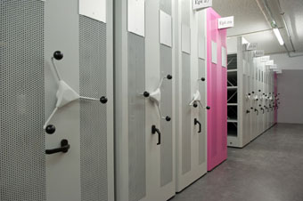 Magasins du site de Pierrefitte-sur-Seine &copy; Archives nationales de France. 