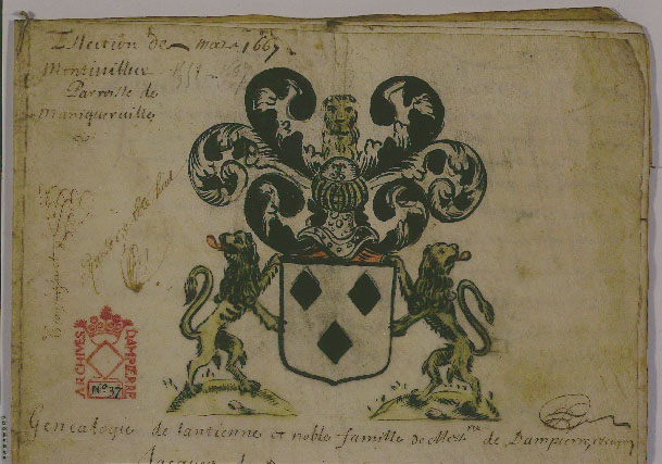 blason de la famille de Dampierre